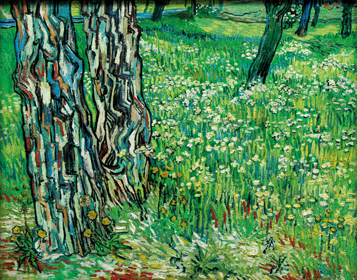  文森特·威廉·梵高  Vincent Willen Van Gogh —— 树与藤蔓 (4)